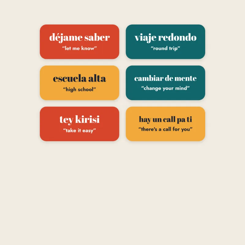 déjame saber · viaje redondo · escuela alta and more, stickers