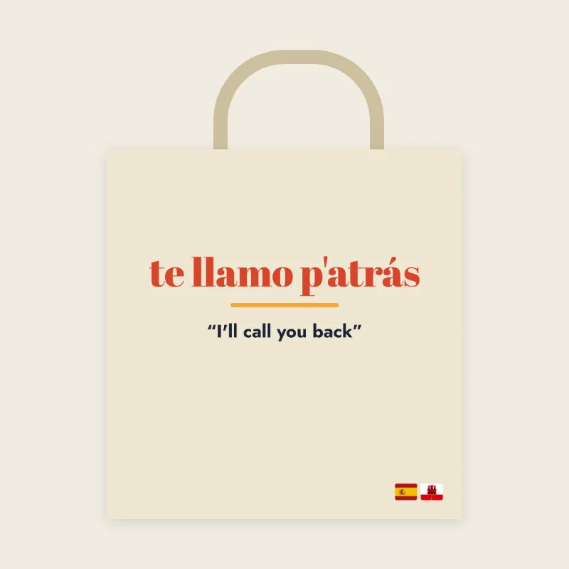te llamo p'atrás, tote